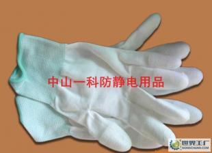 廠家直銷 東莞中山清遠(yuǎn)潮州揭陽云浮市PU涂指手套，專為電工電氣行業(yè)設(shè)計(jì)，防靜電更安全